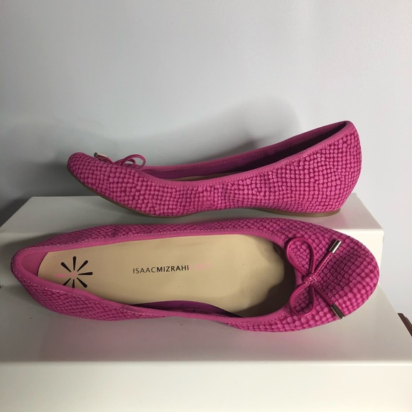 Isaac Mizrahi Live Ballerina Flats in Pink!! - Picture 2 of 12